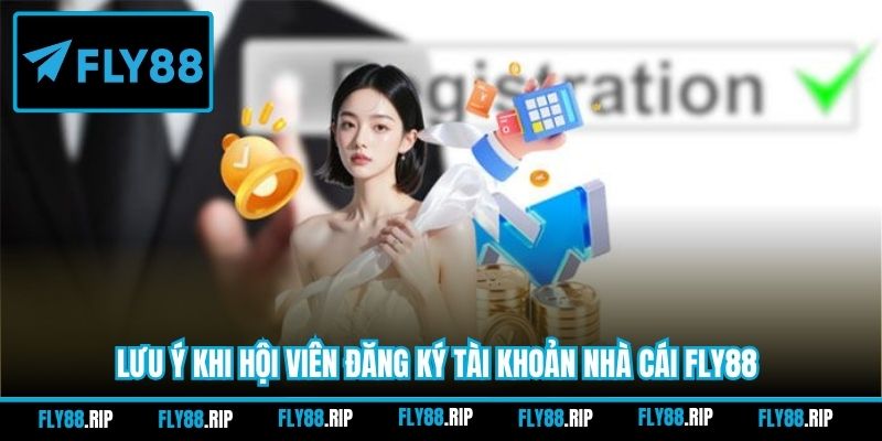 Lưu ý khi hội viên đăng ký tài khoản nhà cái FLY88
