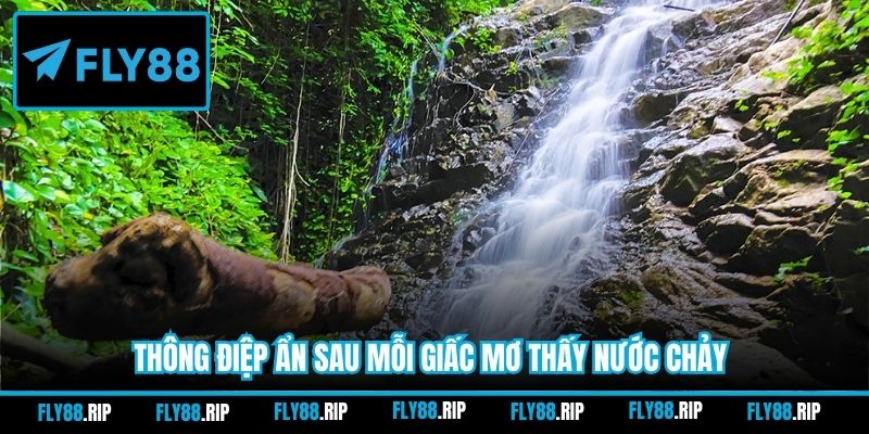 Thông điệp ẩn sau mỗi giấc mơ thấy nước chảy